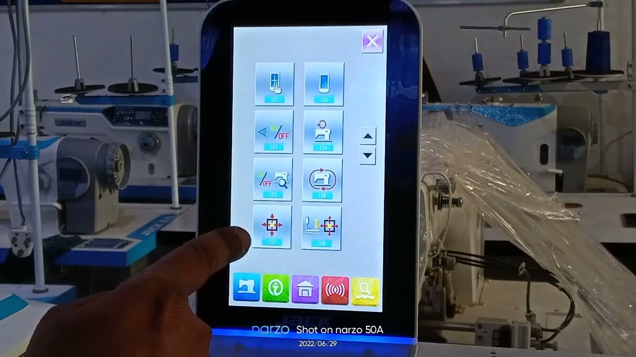 Jack machine jk-1900 programming pattern