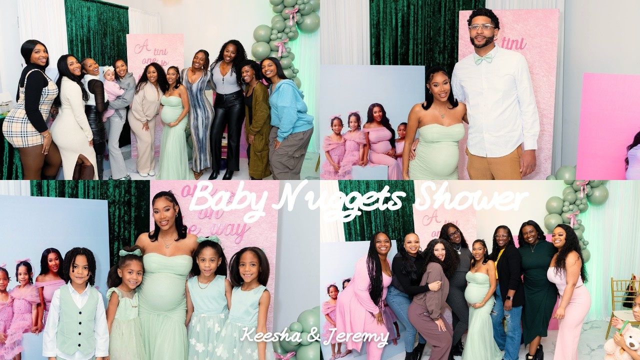 BABY SHOWER VLOG | A TINI ONE IS ON THE WAY ! WE LOVE YOU BABY NUGGET !