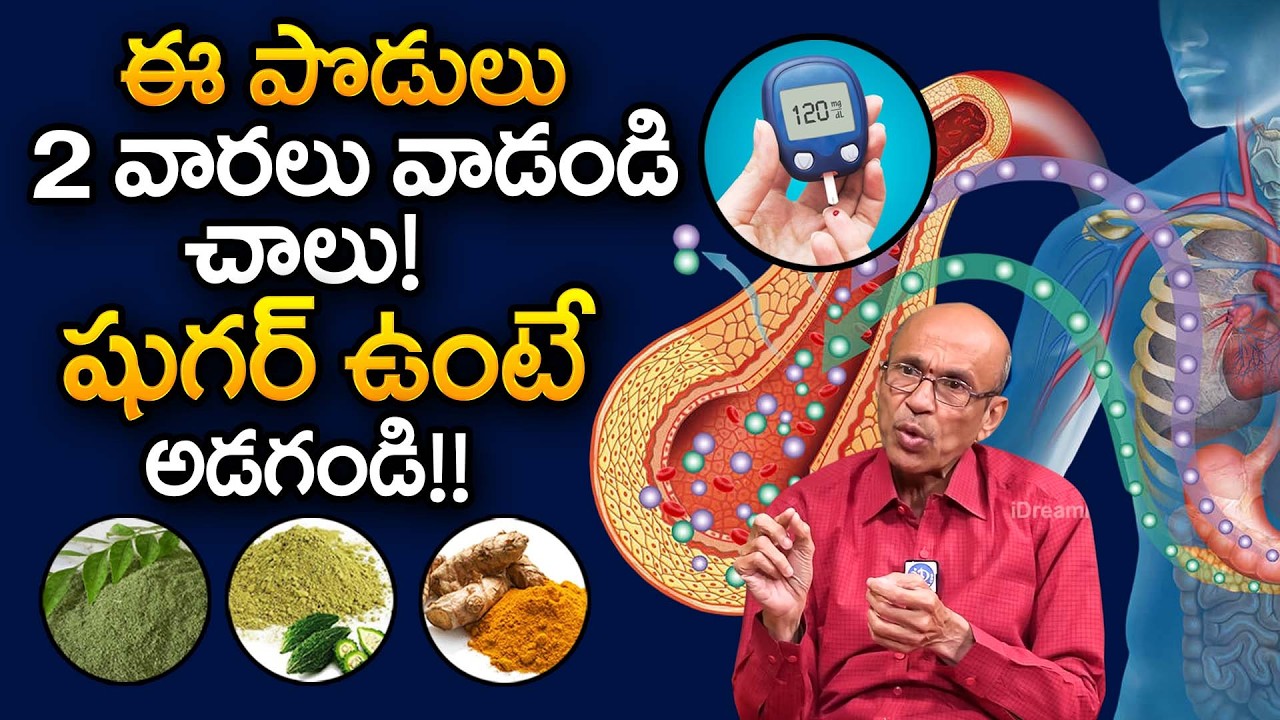 Dr. Madhusudana Sharma - ఈ పొడులు 2 వారలు వాడండి చాలు ! షుగర్ ఉంటే అడగండి !! | Diabetes | iD Health