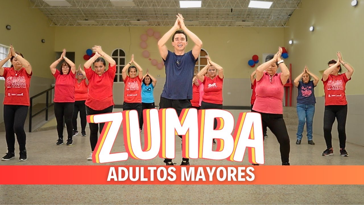 Clase de ZUMBA para Adultos Mayores ❤️❤️❤️ SANA BAILANDO ❤️❤️❤️
