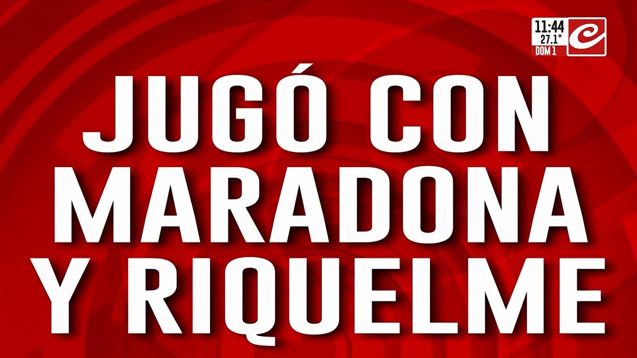 Jugó con Maradona y Riquelme, hoy es colectivero