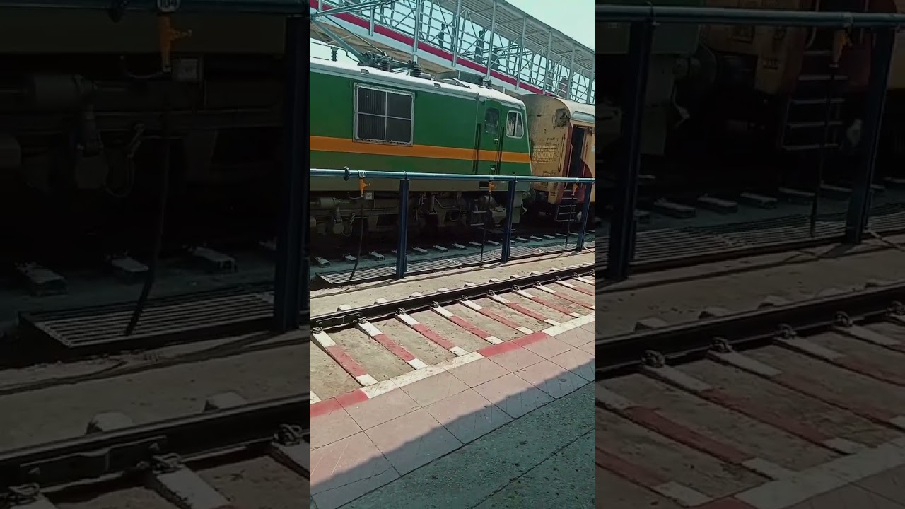 train 11705 jabalpur rewa shuttle express arriving at Rewa railway station