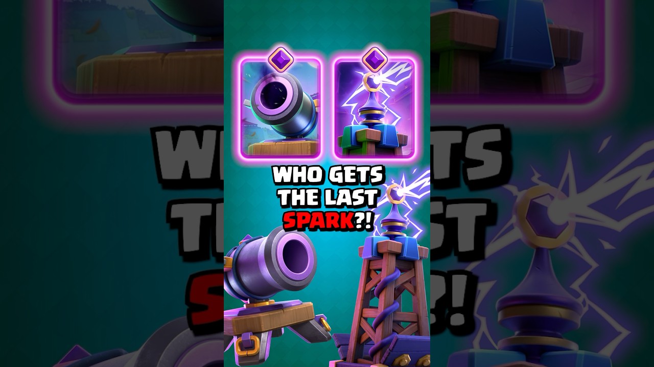 Which Evolution Building Is Best Cannon Or Tesla? 🤔 #clashroyale #shorts