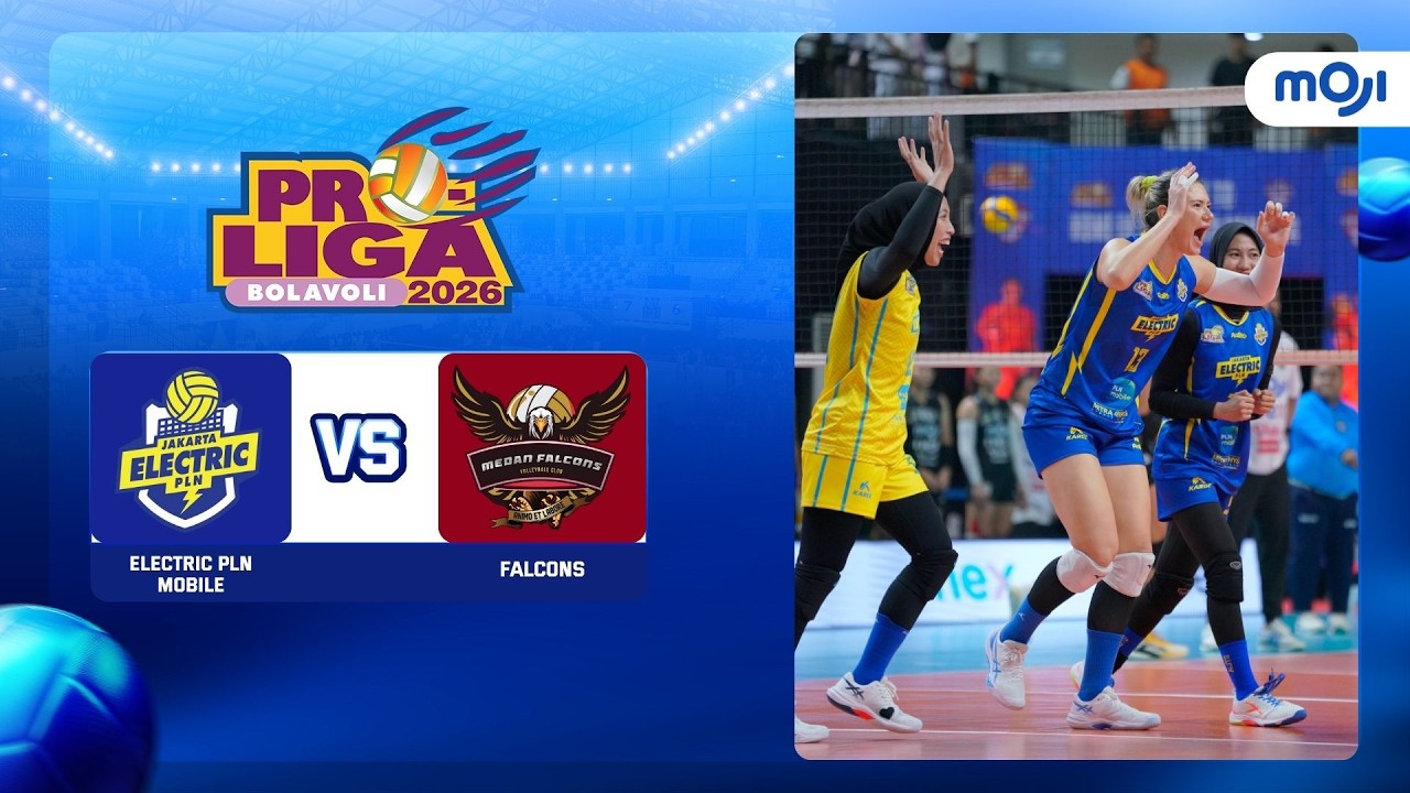Electric PLN Mobile 3 - 0 Falcons | Highlight Proliga Putri 2026 | Moji