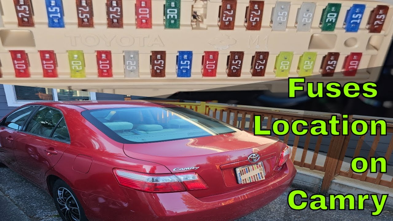 2006–2009 Toyota Camry Fuse Box Location & Diagram | Quick DIY Guide