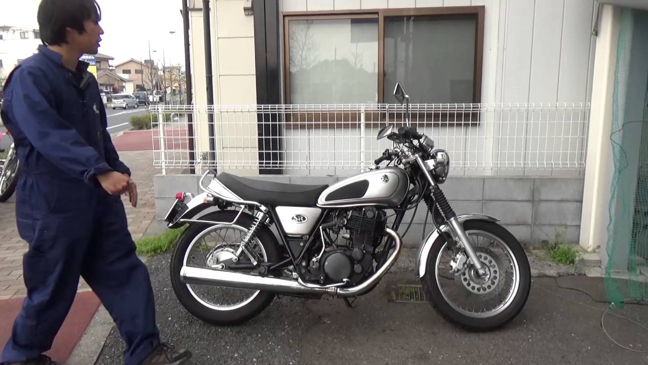 ヤマハSR400-3型限定ブラックエンジン：参考動画