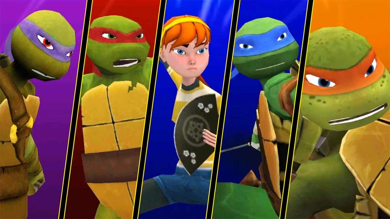 TMNT Legends April & All Ninja Turtles Nick