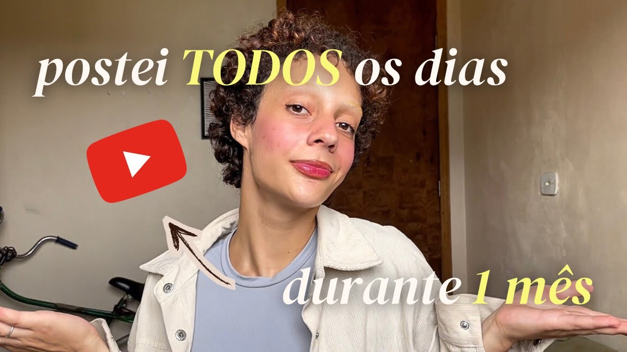 Postei TODOS os dias no YouTube por 30 dias (e foi isso que aprendi)