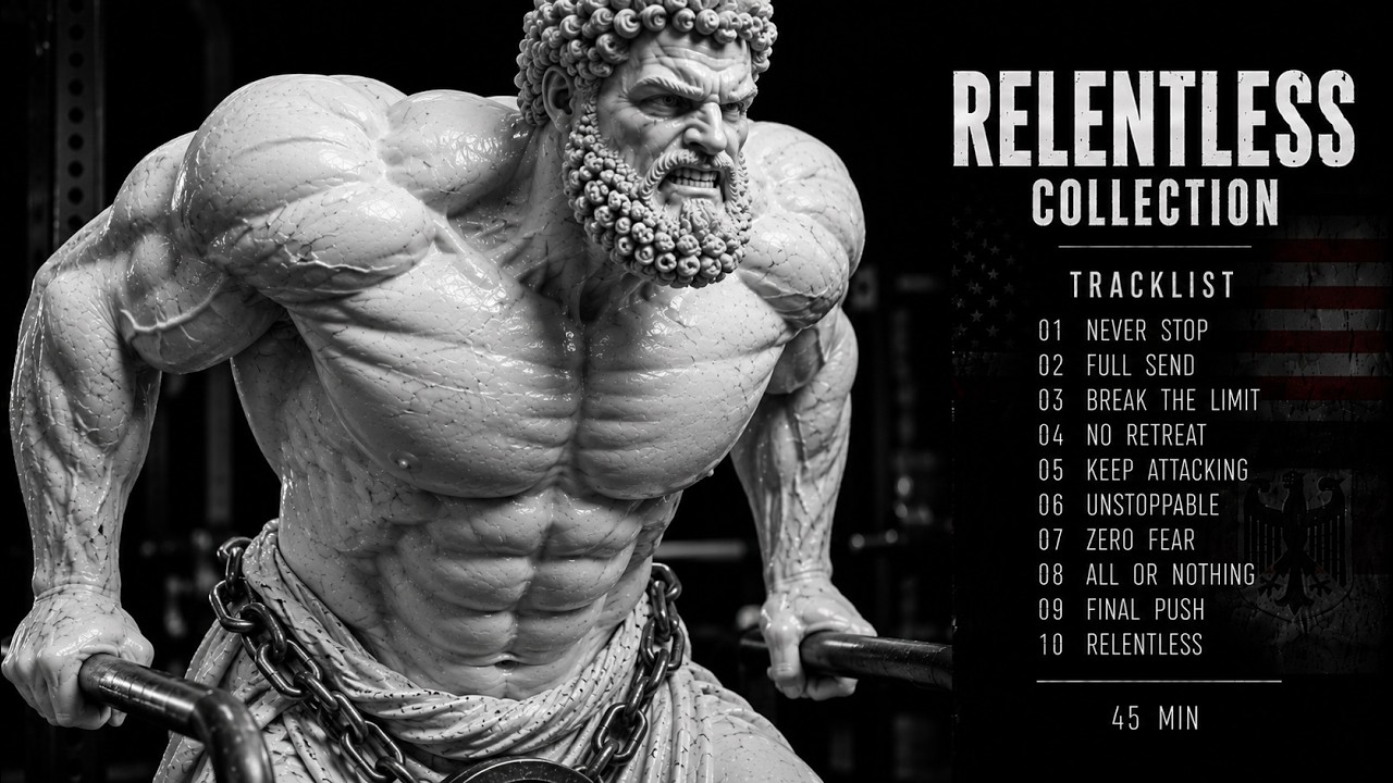 DARK TECHNO WORKOUT 2026 &bull; RELENTLESS COLLECTION &bull; NEVER STOP (45 MIN)