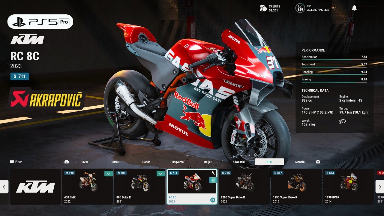 RIDE 5 | Customize Brutal KTM RC 8C Pedro Acosta Gameplay [4K PS5 Pro]