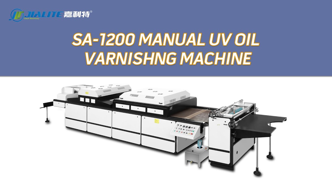 SA-1200 Manual UV Oil Coating Machine For Egypt Customer