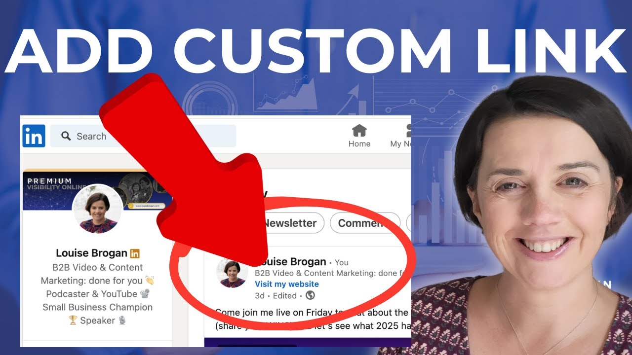 New Custom Button on LinkedIn Personal Profile
