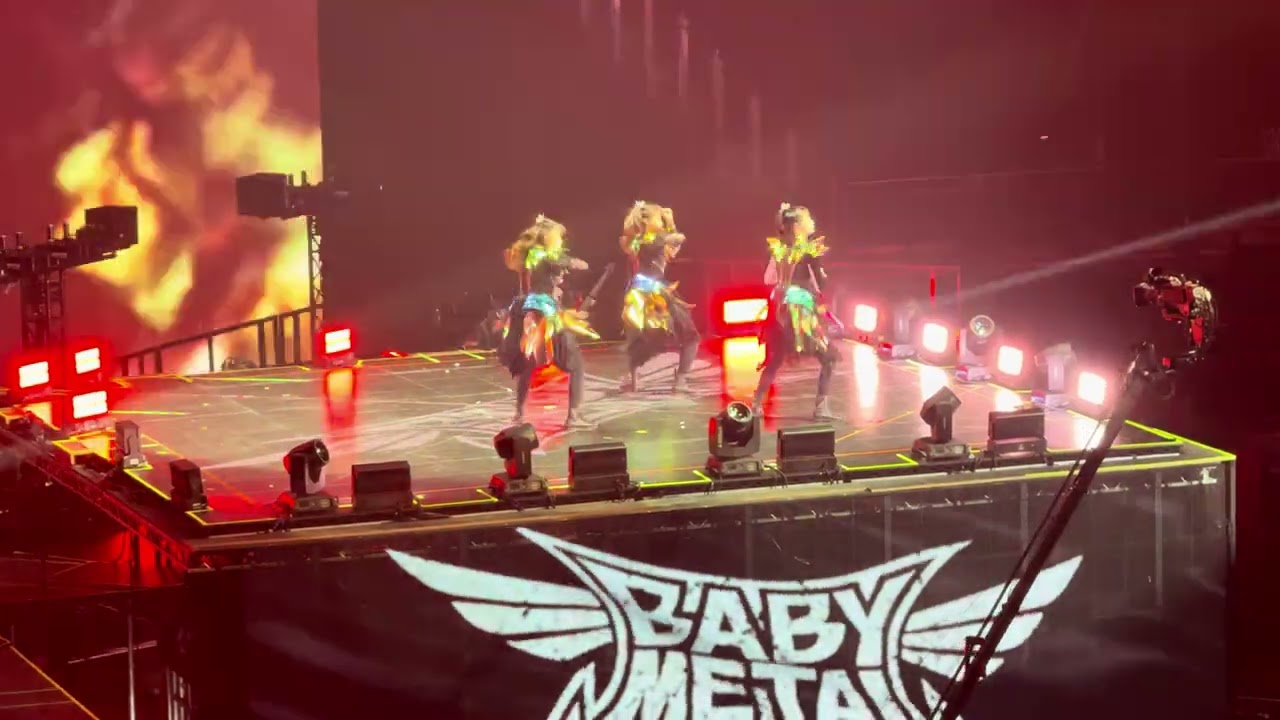 BABYMETAL - Road of Resistance - London O2 - 30th May 2025 - including ending and Su speaking.