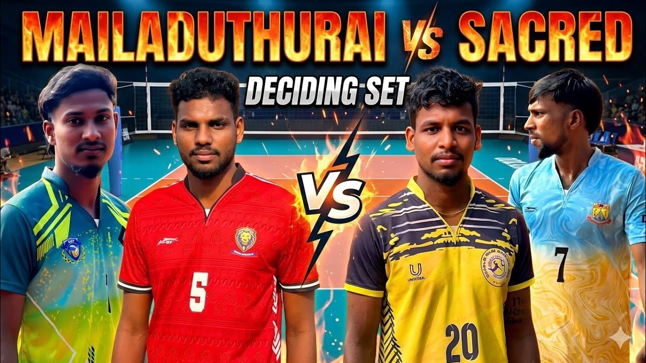 ‼️Deciding Set‼️Sai Mayiladuthurai 🆚Sacred Heart College ‼️set-3‼️