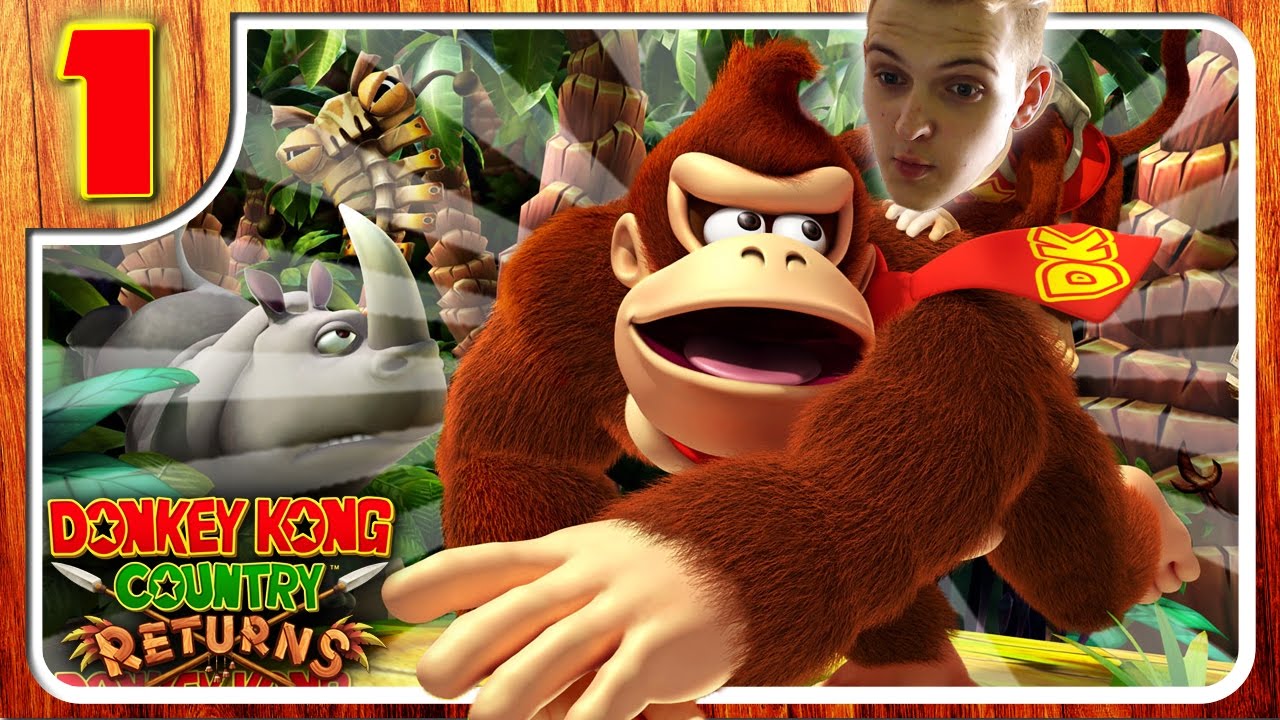 HUEBI DER AFFE 🐵 Let's Play Donkey Kong Country Returns #1