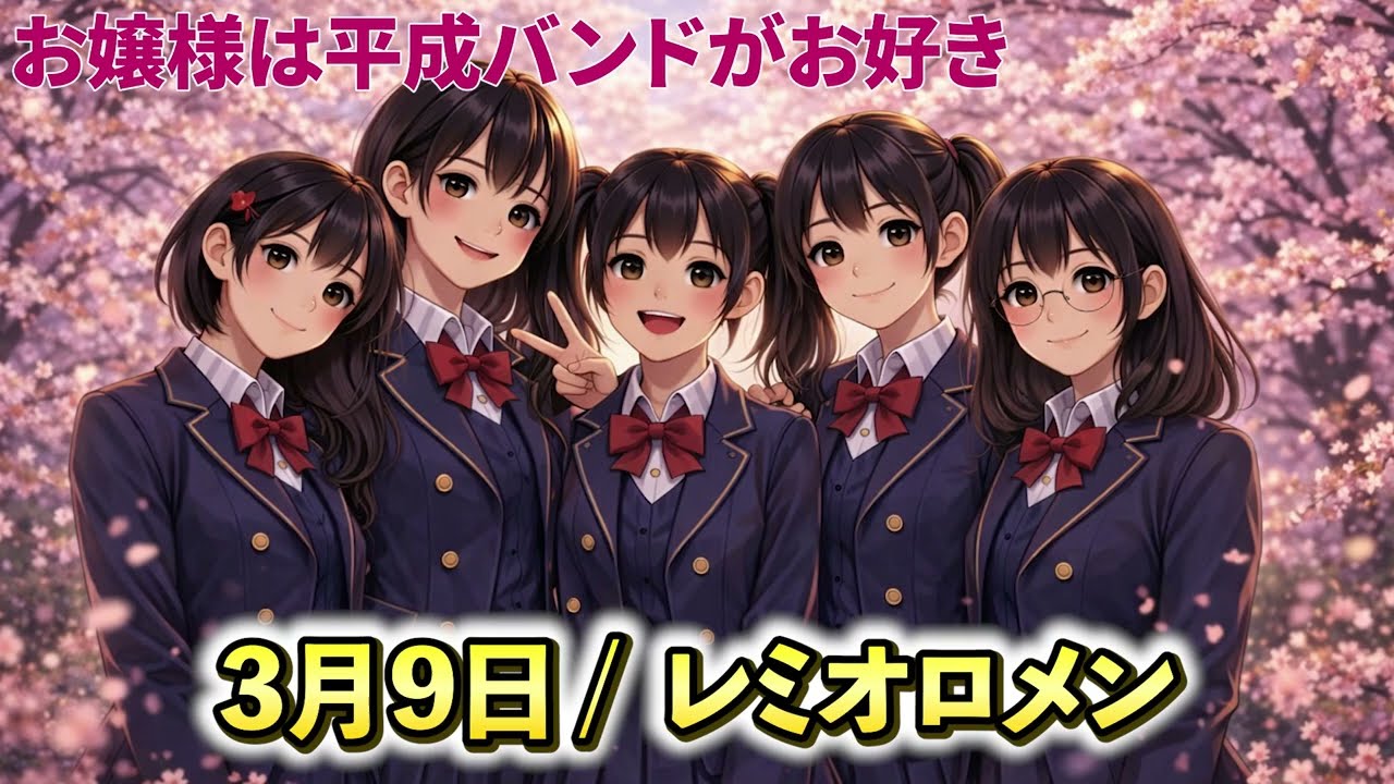 【レミオロメン】放課後、お嬢様は「3月9日」を鳴らす。 #レミオロメン #3月9日 #女子高生バンド