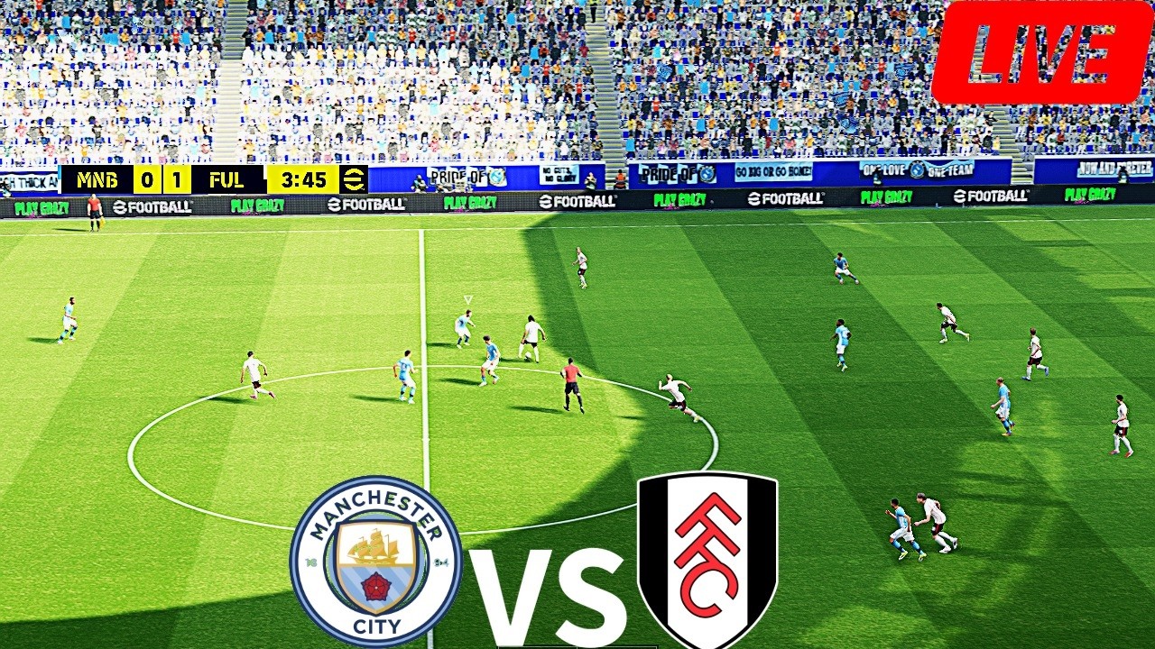 🔴LIVE | Man City vs Fulham – Premier League 2025/26 | eFootball 2026 Gameplay