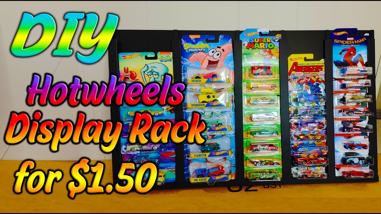 DIY Hotwheels Display Rack