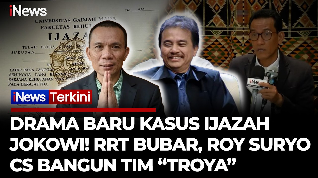 Kasus Ijazah Jokowi Memanas! Ditinggal Rismon, Roy Suryo dan Dokter Tifa Buat Tim Baru 