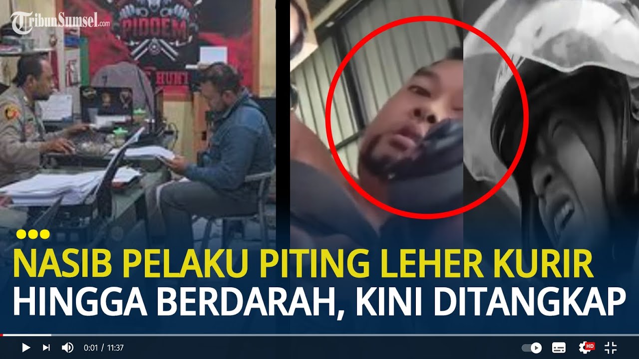 Nasib Pelaku Viral Piting Leher Kurir Hingga Berdarah di Pamekasan, Kini Mendekam di Kantor Polisi