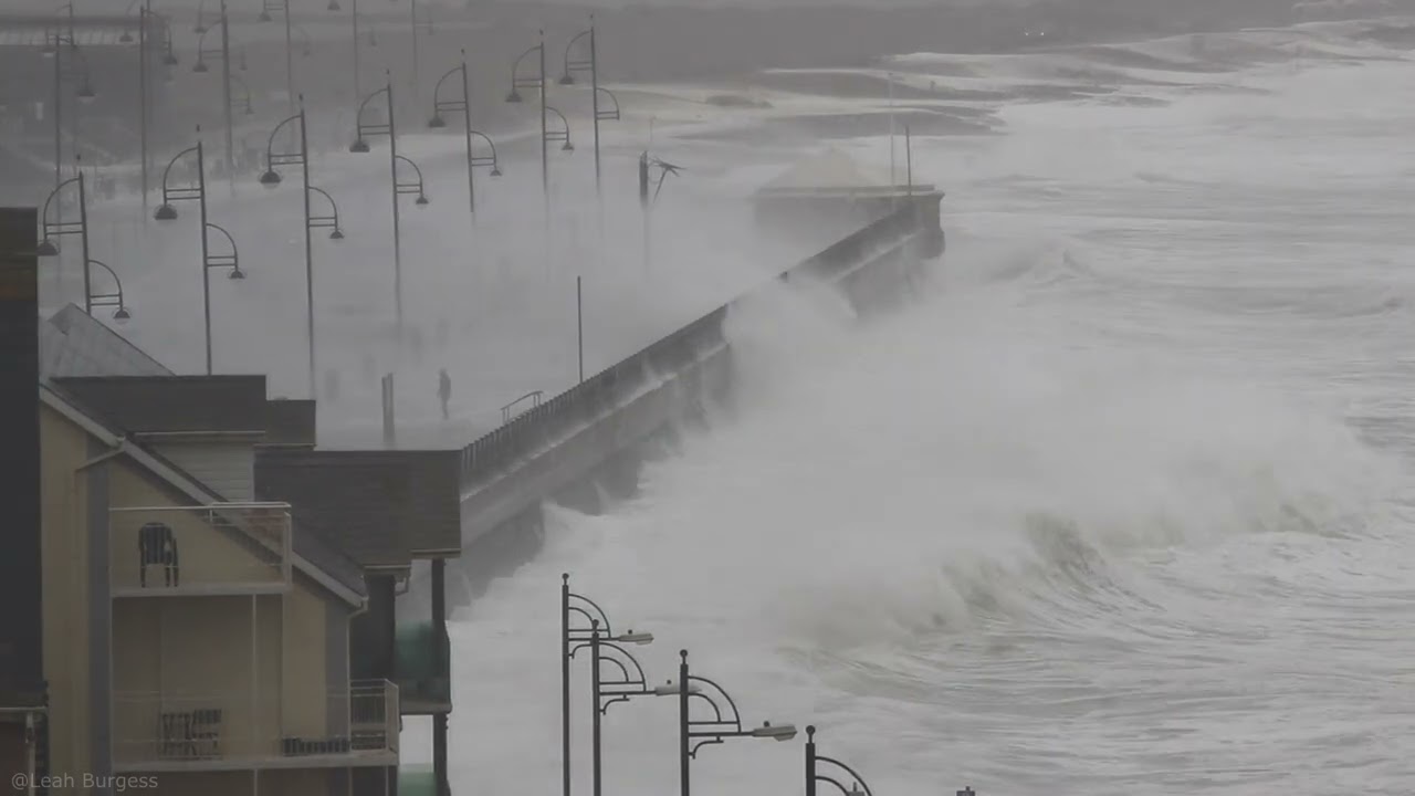 Storm Agnes Tramore Co Waterford