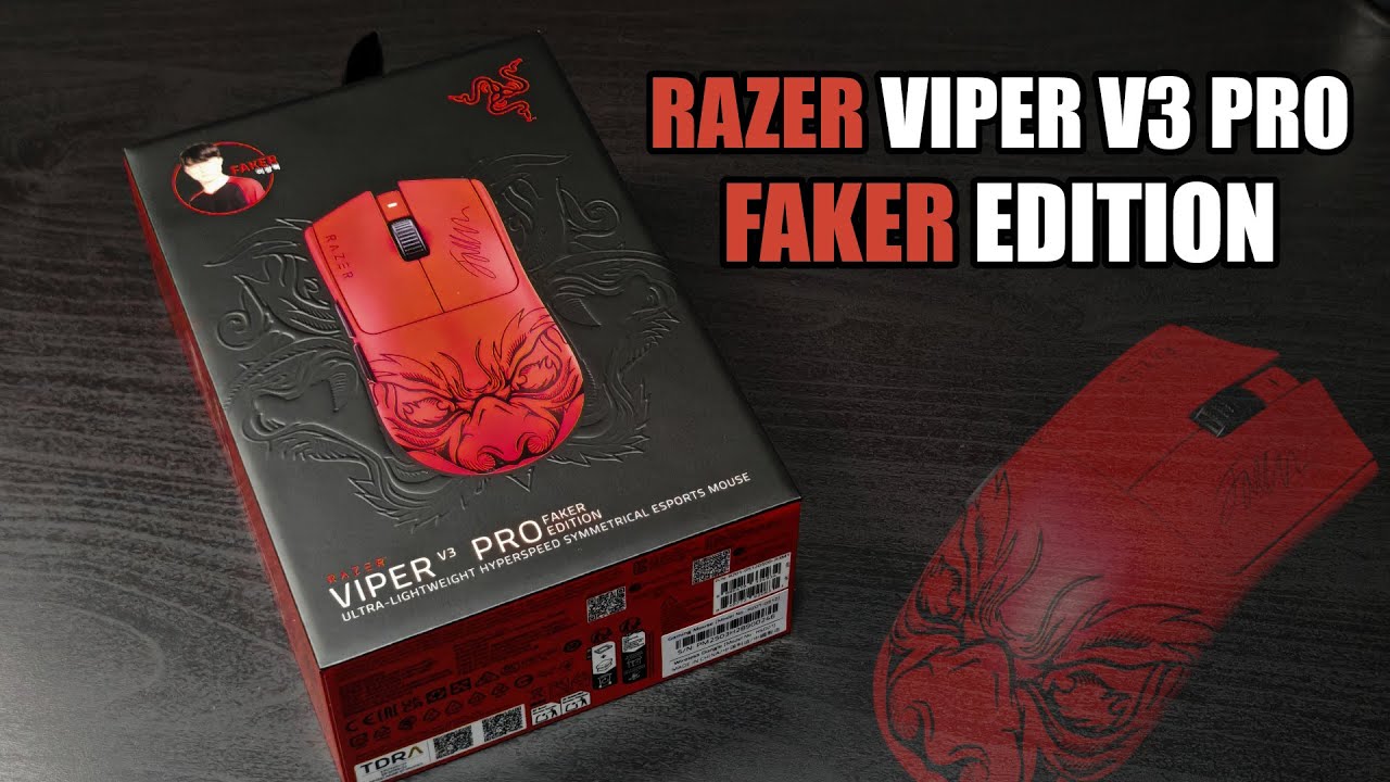 UNBOXING - RAZER VIPER V3 PRO - FAKER EDITION