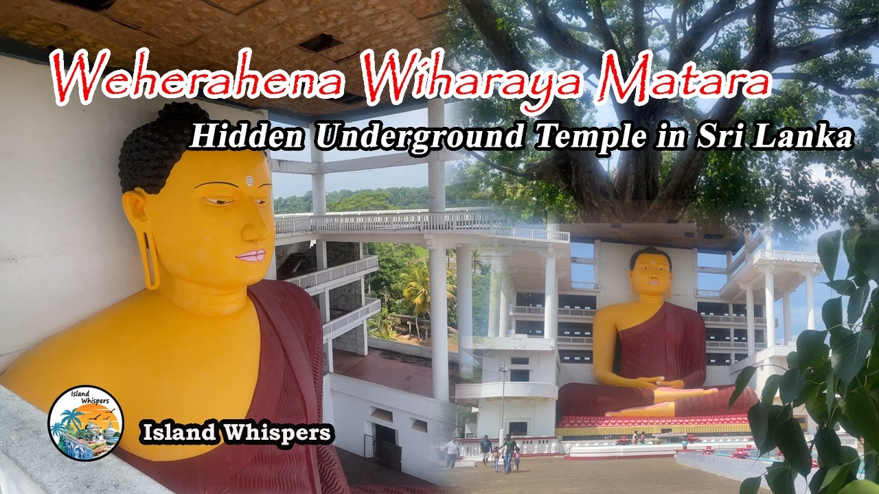 Weherahena Wiharaya Matara 🇱🇰 | Hidden Underground Temple in Sri Lanka (Full Tour Guide)