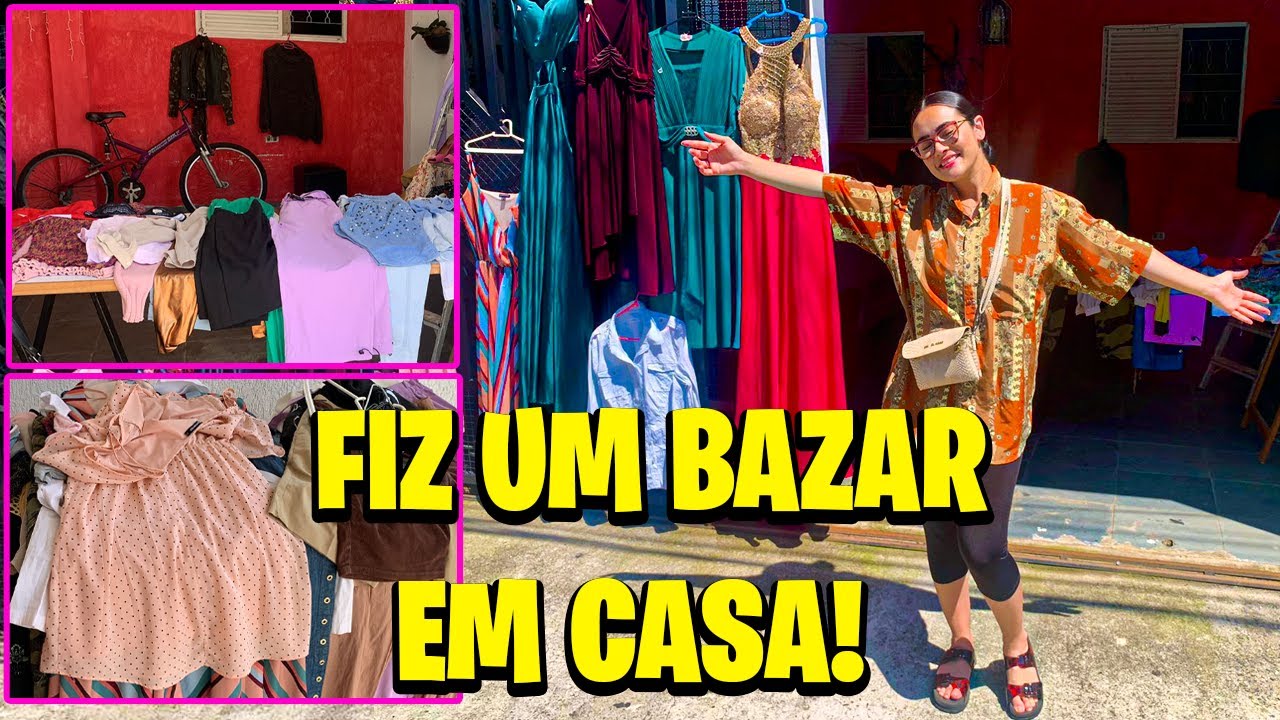 MONTEI UM BAZAR EM CASA E OLHA COMO FICOU! 😍