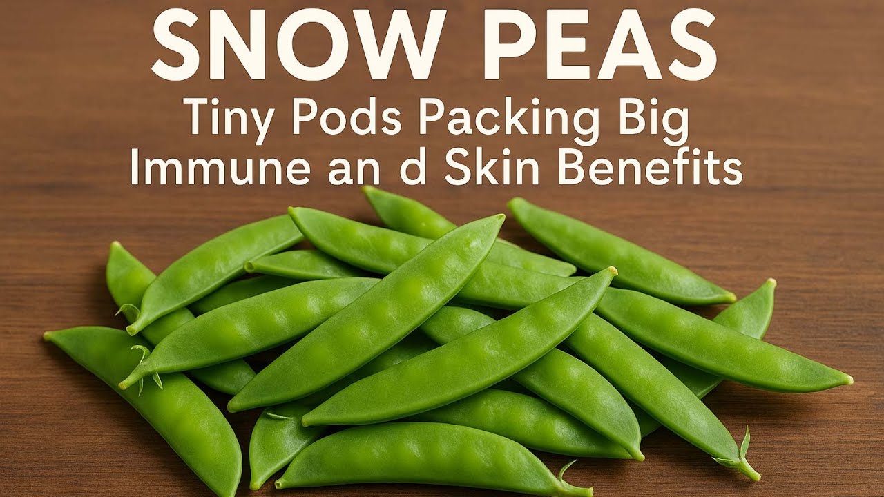 Snow Peas: Tiny Pods Packing Big Immune and Skin Benefits