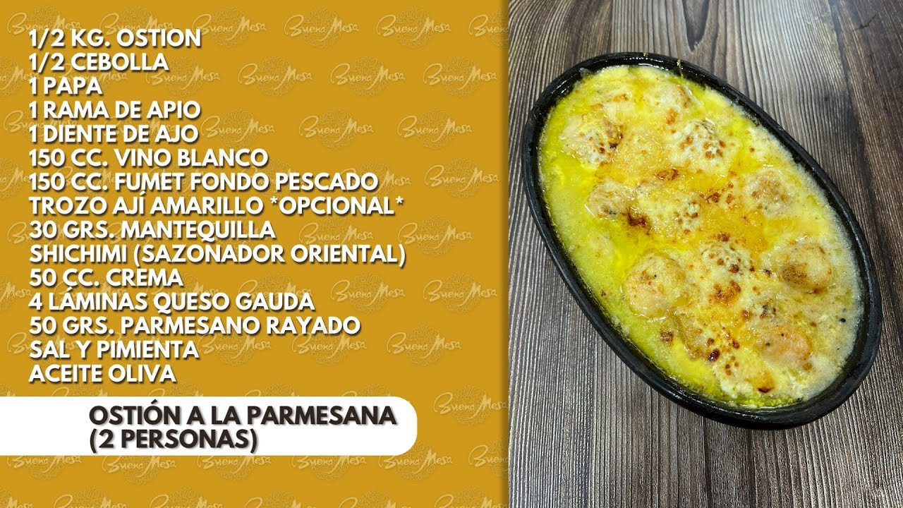 Ostiones a la parmesana - Buena mesa