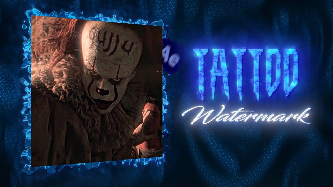 Trending Tattoo Watermark In After Effects | Advance Watermark Tutorial