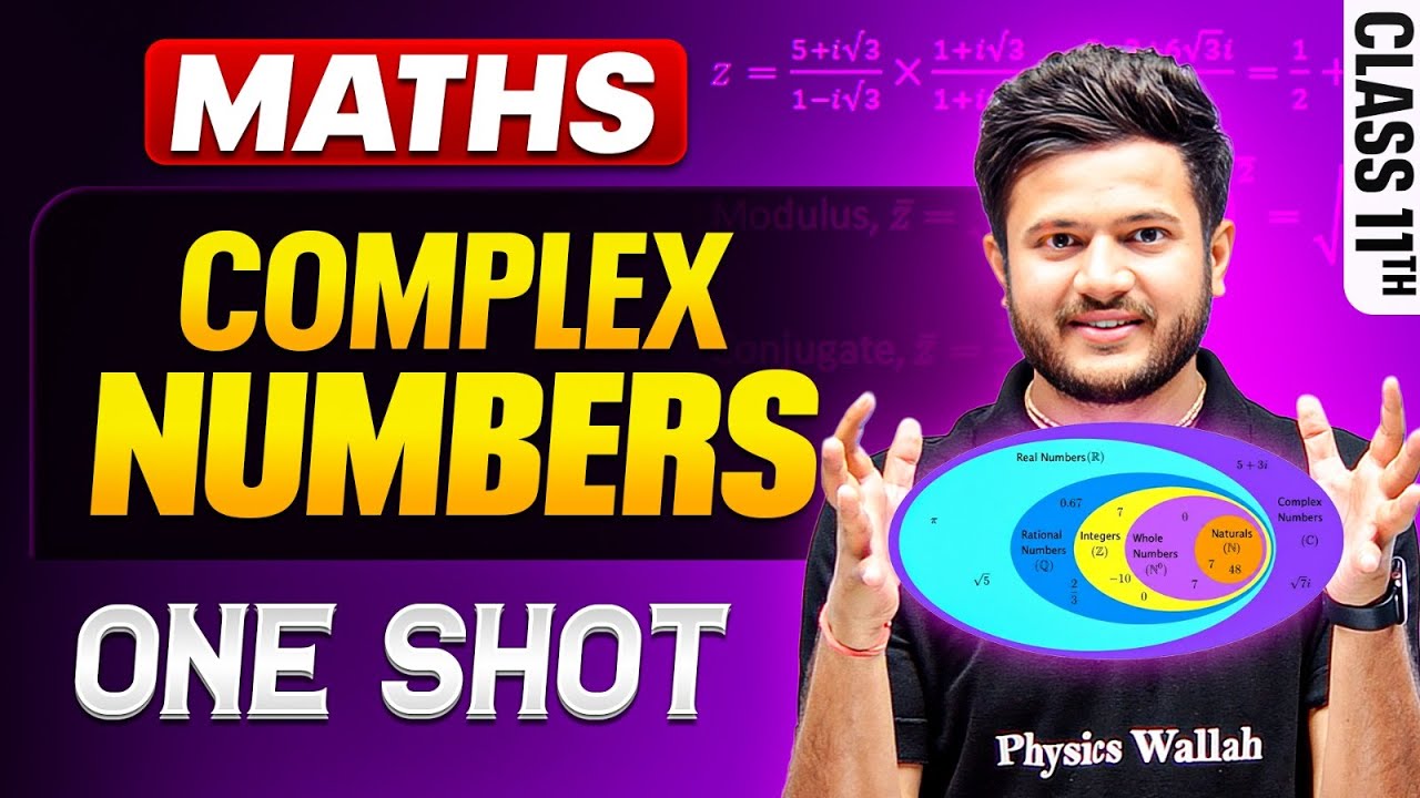 Complex Numbers Class 11 One Shot 🔥 | All Concepts + NCERT | Class 11 Maths Chapter 4