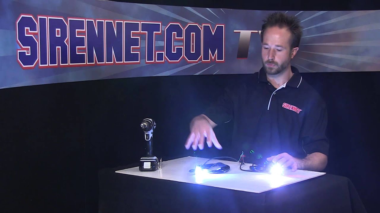 Chris demonstrates syncing Whelen Split Vertex Super-LED Hide-Aways