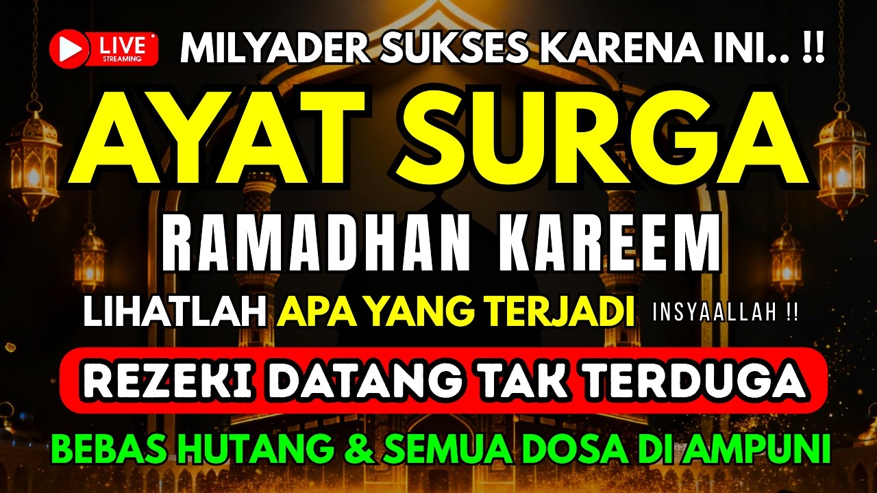 REZEKI SEMAKIN LANCAR..!! Dzikir Pagi & Petang Nabi Muhammad SAW | Penenang Hati & Penarik Rezeki