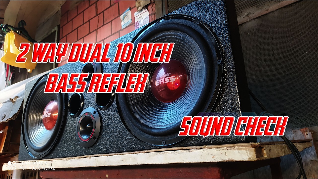 Dual 10 inch 2 way Sound Check