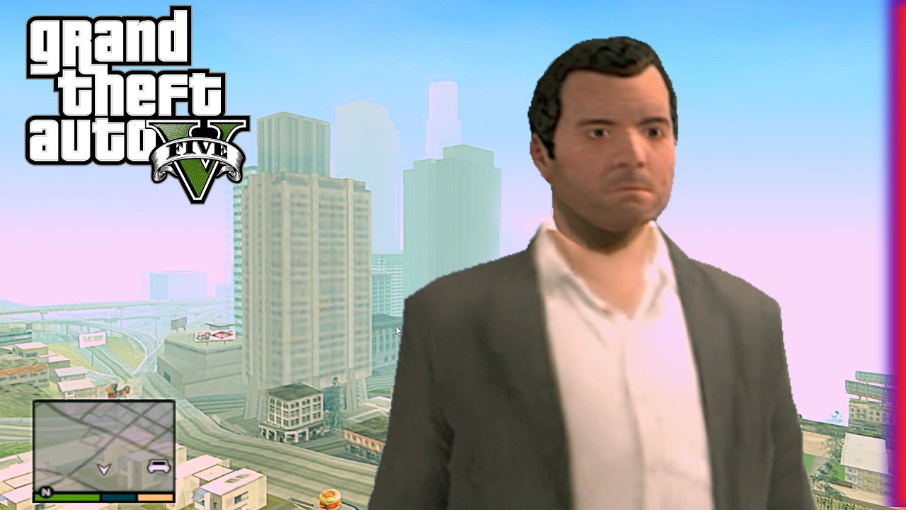 O GTA V DE PLAYSTATION 2 ESTA IMPRESSIONANTE