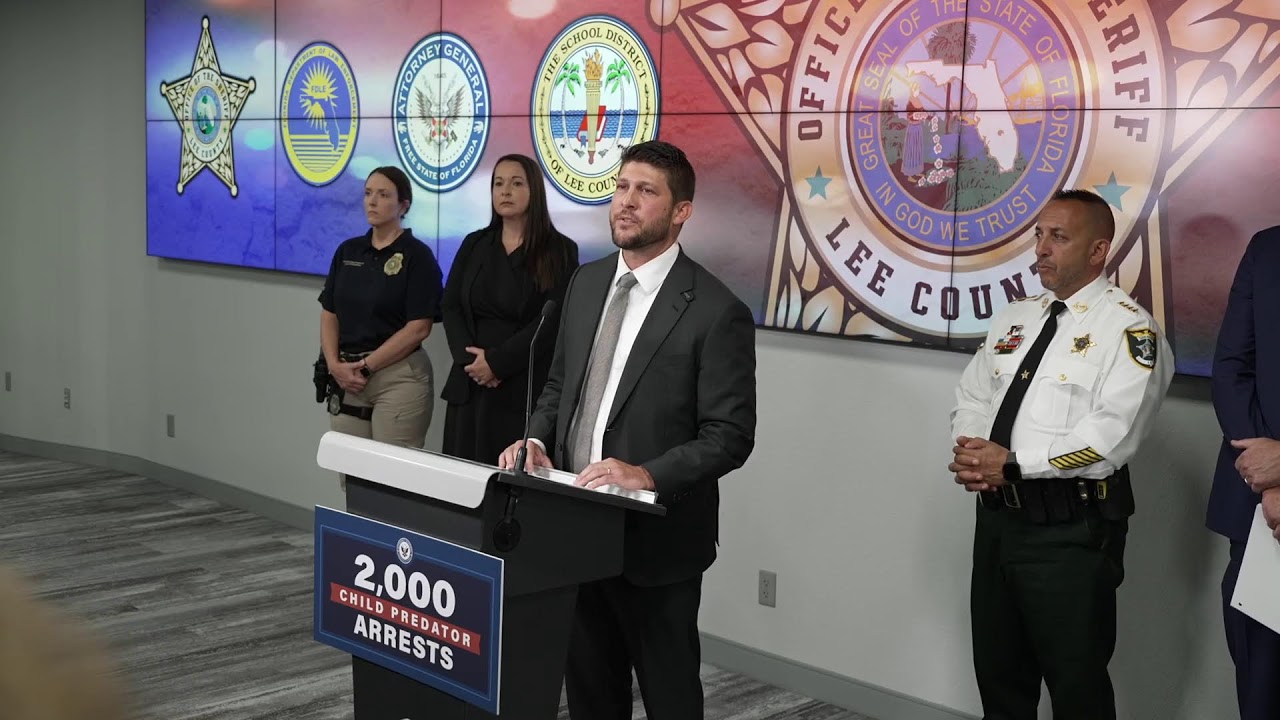 AG Uthmeier joins Law Enforcement and School Officials to Announce Arrest of 2,000+ Child Predators