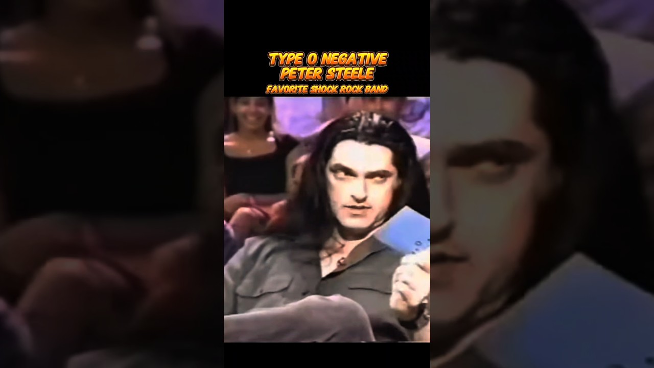 Type O Negative Peter Steele praising German shock rock band Rammstein
