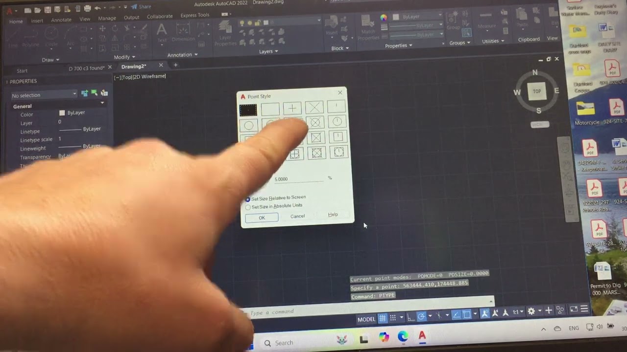 Auto Cad tips and tricks for manual input of coordinates.