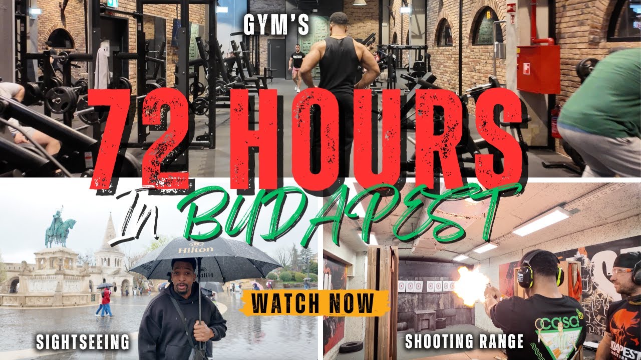 72 Hours in Budapest 🇭🇺 | Gym Tours, Food & Shooting a 50 Cal Sniper!