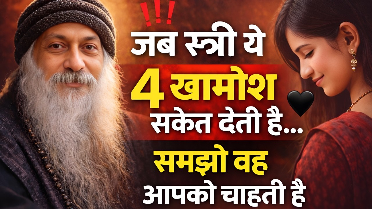 स्त्री जब ये 4 खामोश संकेत देती है… समझो वह आपको चाहती है | स्त्री का मन | Osho Philosophy