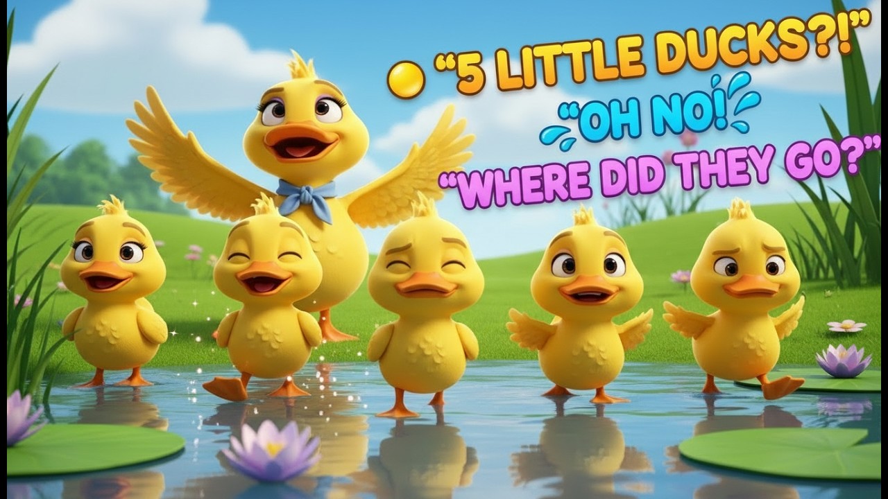 Five Little Ducks + Top Toddler Songs Compilation | TIKI FUN KIDS
