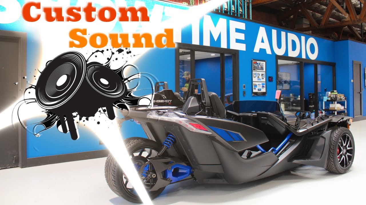 Модель Polaris Slingshot R 2023 года — полностью кастомная аудиосистема #slingshot #carcustom #ca...
