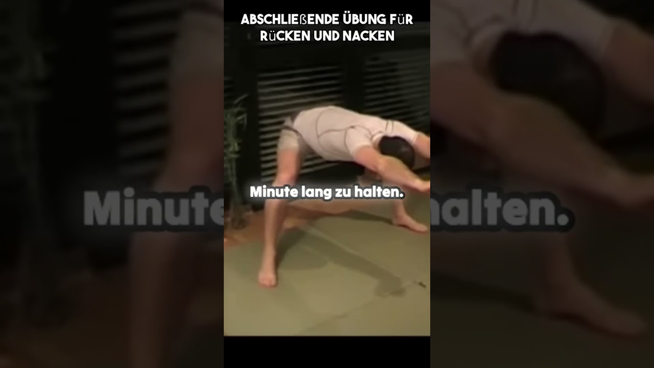 Abschlie&szlig;ende &Uuml;bung f&uuml;r R&uuml;cken und Nacken #gesundleben #fitbleiben #workoutchallenge #spa&szlig;