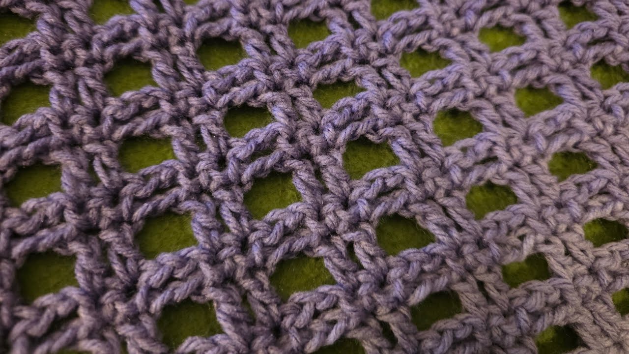 The Double Filet Stitch - Crochet Tutorial! 