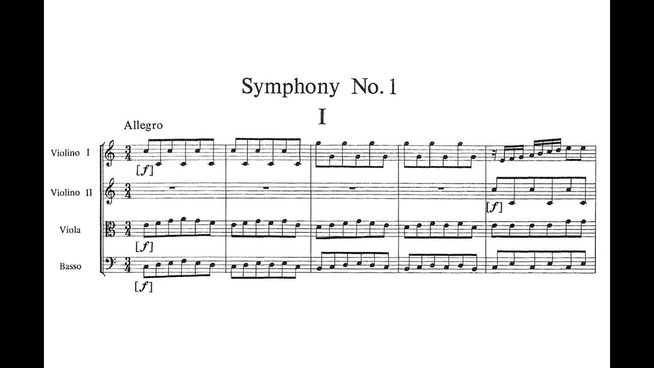 Sammartini, Giovanni Battista (1700 - 1775)  Sinfonia N. 1, in do maggiore per archi, JC - 7