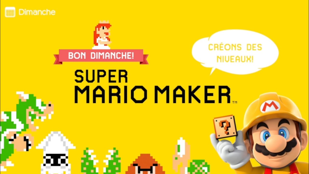 Super Mario Maker Happy Sunday!
