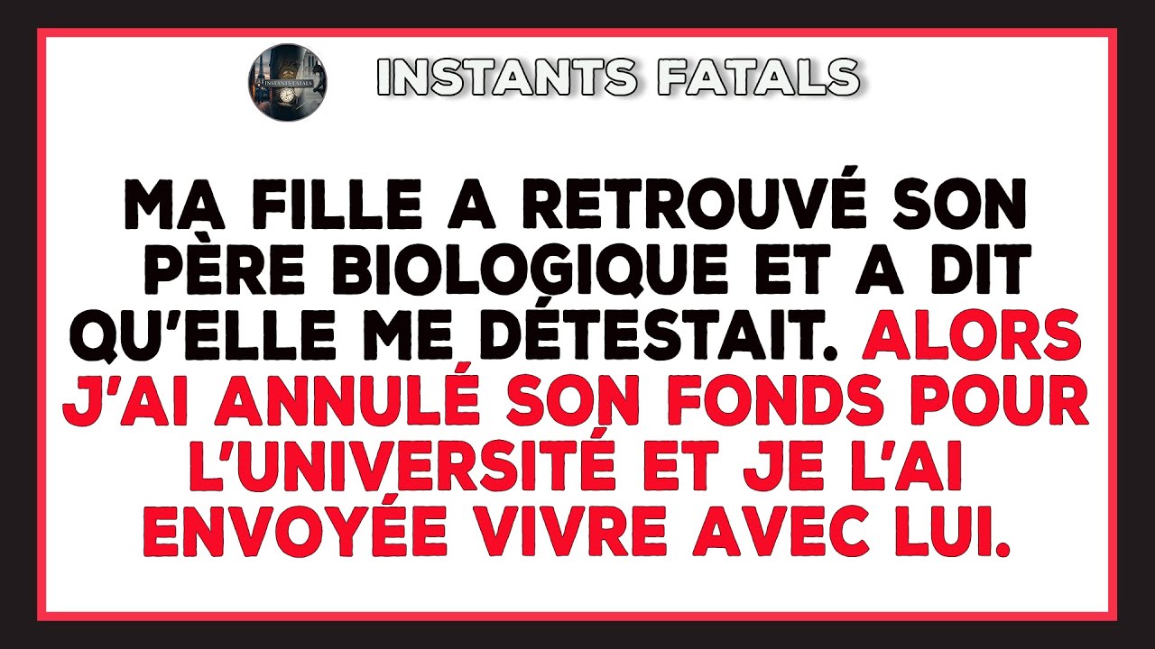 Je L’ai Envoyée Vivre Avec Son Père Biologique Après Qu’elle A Dit Qu’elle Me Détestait.