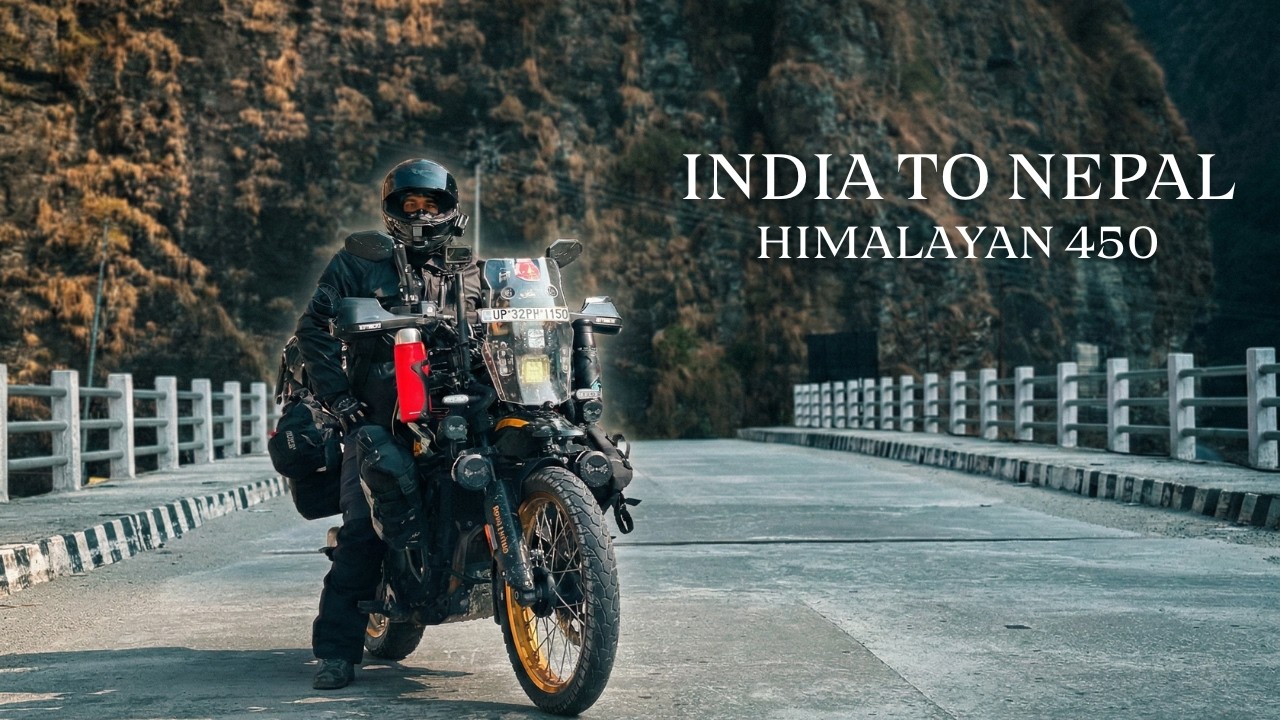 India to Nepal - HIMALAYAN 450 | First Ride of 2026 | TheMalangMan