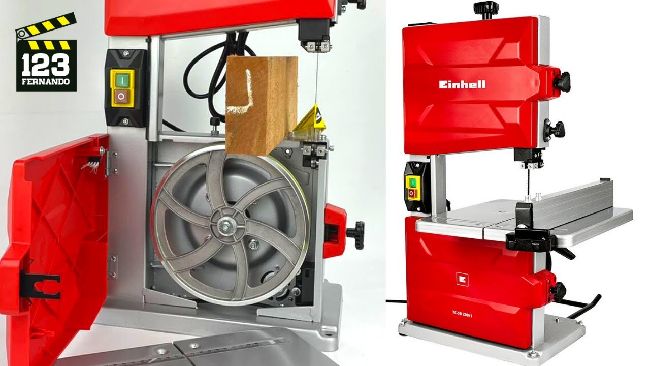 SERRA FITA DE BANCADA EINHELL TC-SB 200. SERRA FITA PARA CORTAR MADEIRA